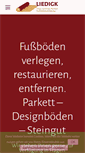 Mobile Screenshot of fubo-liedigk.de